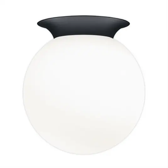 Compra Adesso Plafoniera Blob, diffusore a globo in vetro opalino, Ø 25 cm