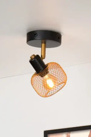 A Buon Prezzo Faretto a soffitto Maren, 1 luce, oro satinato