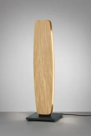Offerta Del Giorno Lampada da tavolo LED Quitani Persida, altezza 50 cm, rovere, 2.700 K