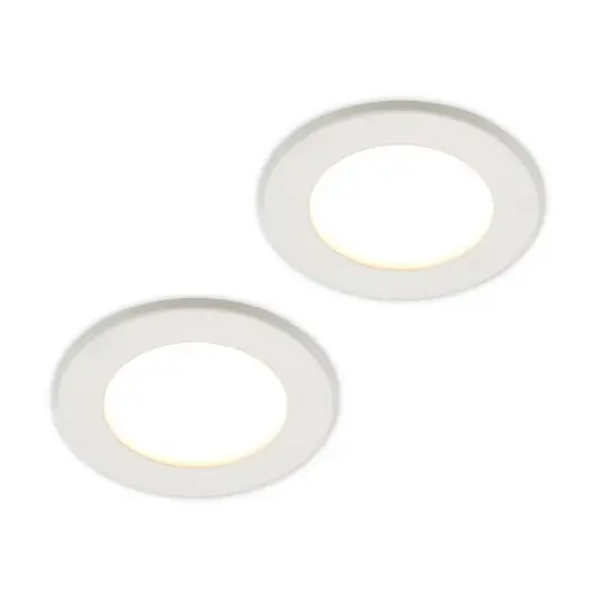 Offerta Lampo Prios Luci LED da incasso Cadance, bianche, 12 cm, set da 2, CCT