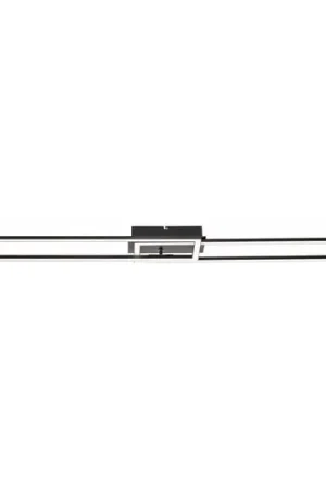 Saldi Plafoniera LED Iven, dimmerabile, nero, 101,6x19,8 cm