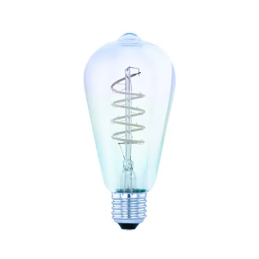 Lampadina LED E27 4W ST64 820 Filamento iridescente dimmerabile Novità