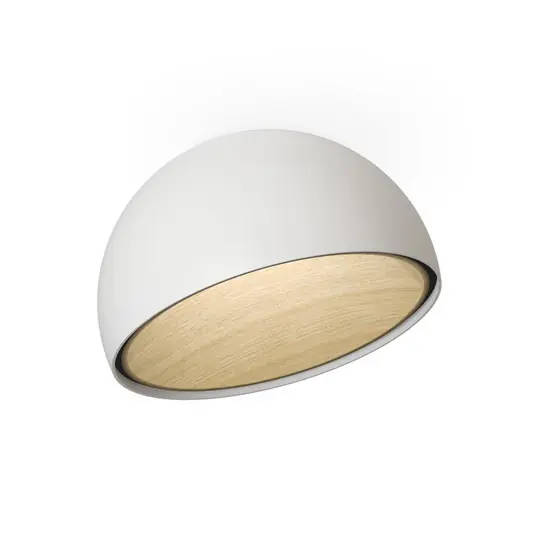 Vibia Duo 4876 plafoniera LED inclinata, bianca Non Perdere