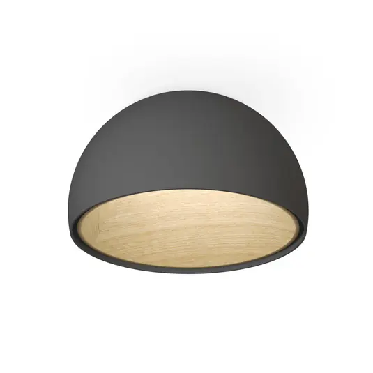 Vibia Duo 4874 plafoniera LED, grafite Consegna Rapida