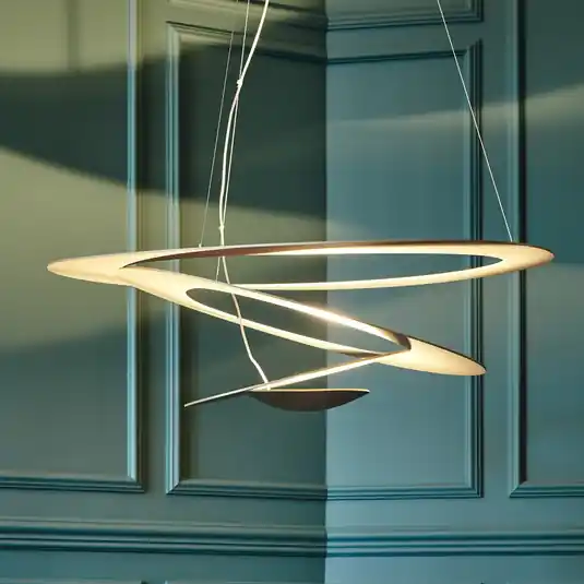 Affare Artemide Pirce lampada LED sospensione oro 3.000K