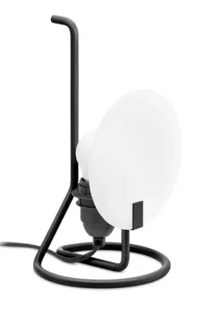Spedizione Espresso Lampada da tavolo Stilnovo Bugia LED nero lucido