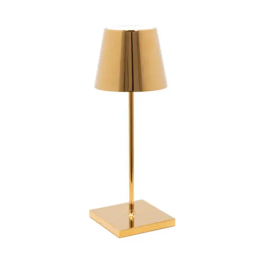 Prezzo Basso Zafferano Poldina mini lampada a batteria interna oro lucido
