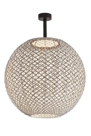 Spedizione Espresso Bover Nans Sphere PF/60 plafoniera da esterno a LED marrone