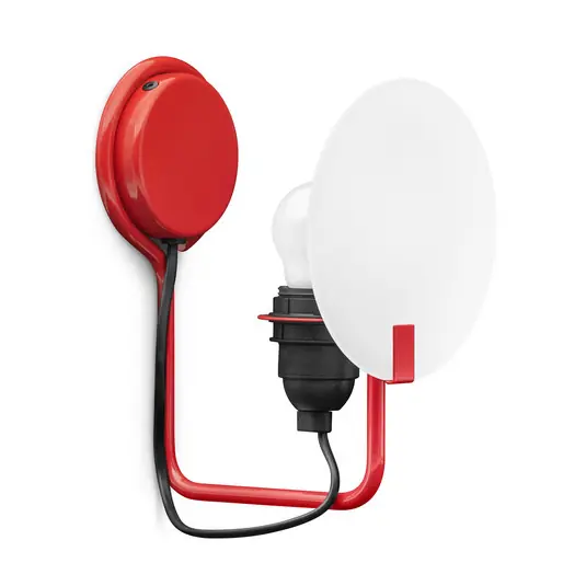 Quantità Limitata Applique a LED Stilnovo Bugia, 1 luce, rosso