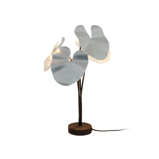 Lampada LED da tavolo Controversia dimmer, argento Ultime Pezzi