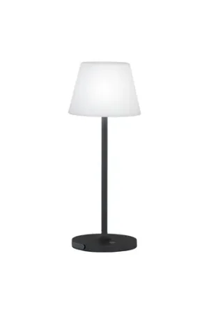 Flus lampada da tavolo LED a batteria, nero/bianco Compra Online