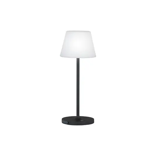 Flus lampada da tavolo LED a batteria, nero/bianco Compra Online