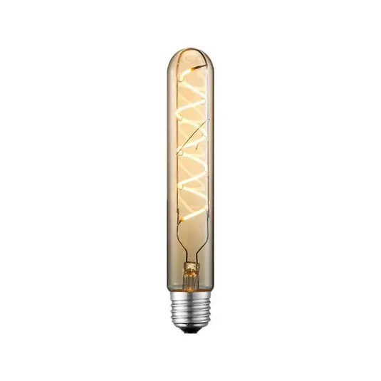 Lampadina tubolare a LED Lucande, E27 4W, Ø 3 cm, color ambra, 2700K Promozione