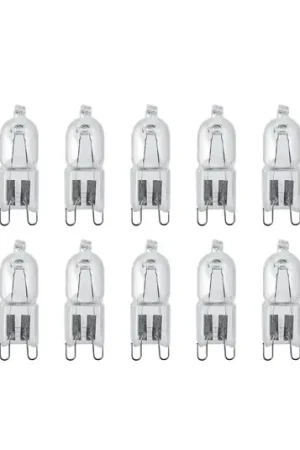 Alogena Halopin G9 20W trasparente 2.000 h set 10x Nuovo Arrivo