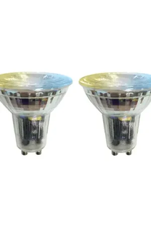A Buon Prezzo LUUMR Lampadina LED intelligente 2pcs GU10 vetro 4,7W chiaro Tuya