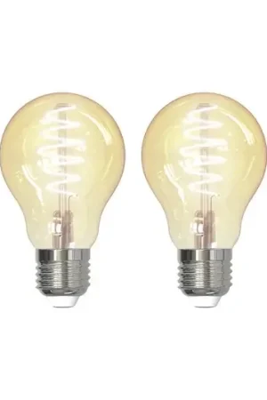 Must-Have LUUMR Smart E27 4,9W ZigBee Tuya Hue ambra set di 2