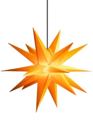 STERNTALER Stella LED, gialla, Ø 55 cm, 18 punte, IP44 Must-Have