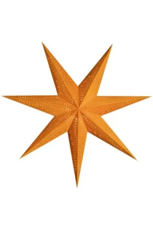 Prezzo Basso Stella in carta vellutata STERNTALER, Ø 75 cm, arancione