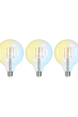LUUMR Smart LED Filament set di 3 E27 G125 7W chiaro Tuya Non Perdere