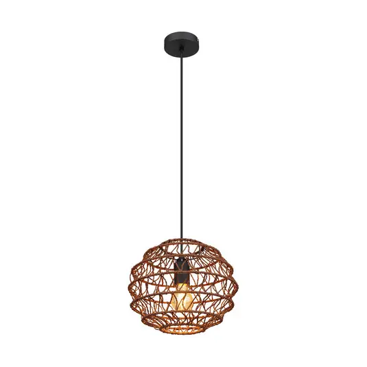 Miglior Prezzo Lampada a sospensione Senni, marrone, Ø 29 cm