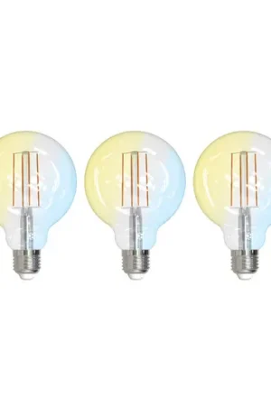 LUUMR Smart LED E27 G95 7W ZigBee Tuya Philips Hue set da 3 Affare