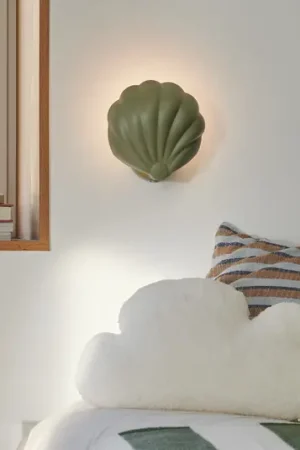 Spedito Oggi Applique Konchi con cavo e spina, verde
