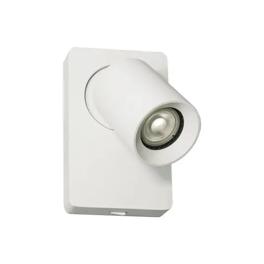 Super Prezzo Applique Steven, interruttore, orientabile, bianco