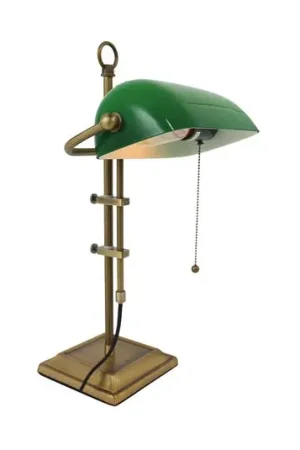 Ancilla lampada scrivania regolabile bronzo/verde Offerta Limitata