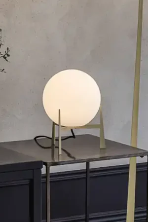Offerta Limitata PR Home Milla lampada da tavolo 28cm oro/opale