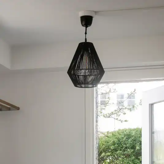 PR Home Rio lampada a sospensione Ø 28 cm nero Più Venduto