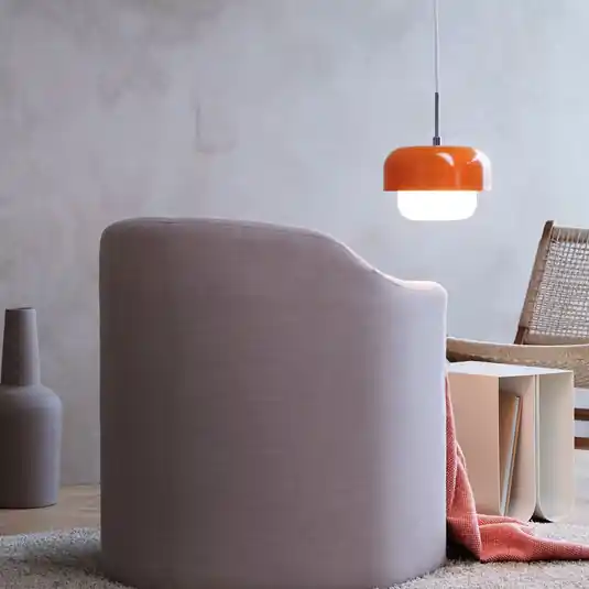 Consegna Rapida Dyberg Larsen Lampada a sospensione Haipot, arancione