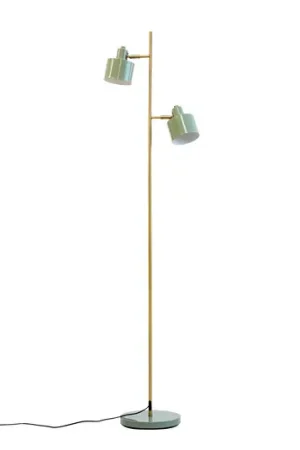 Dyberg Larsen Lampada da terra Ocean, oliva, altezza 160 cm, a 2 luci. Economico