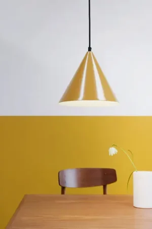 Dyberg Larsen Ron Lampada a sospensione giallo curry lucido Subito Disponibile