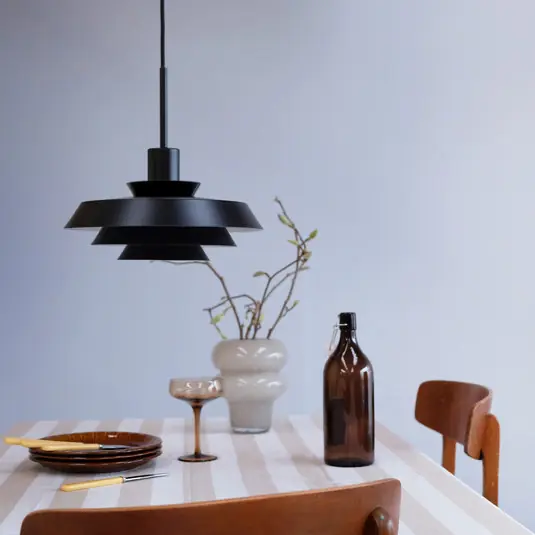 Dyberg Larsen DL30 lampada sospens. Ø30cm nero Subito Disponibile