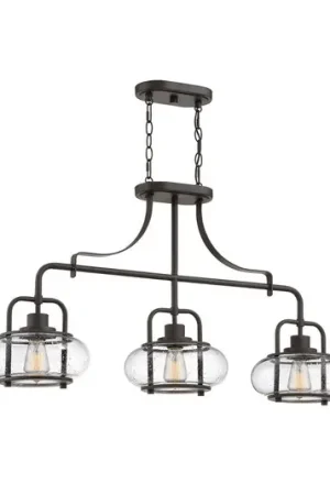 Lampada a sospensione Trilogy, bronzo, 3 luci Occasione Imperdibile