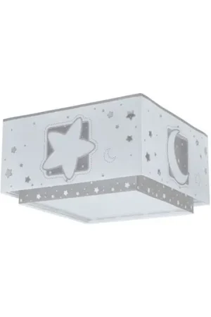 Offerta Limitata Plafoniera per bambini Dalber MOONLIGHT, grigia, a 1 luce