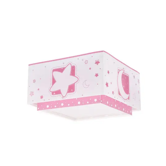 Plafoniera per bambini Dalber MOONLIGHT, rosa, a 1 luce Nuova Collezione
