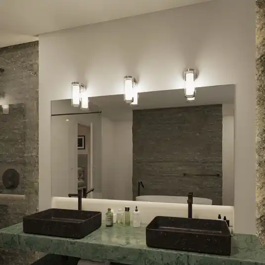 Direttamente Dal Produttore Paulmann Luena applique IP44 cromo E14 a 1 luce