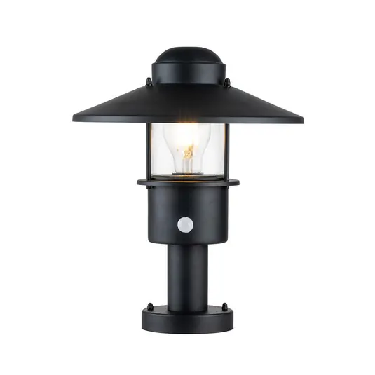 Lampioncino Klampenborg, nero, sensore PIR, IP44 Prezzo Ridotto