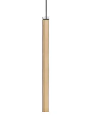 Popolare LZF Estela SV sospensione LED 90 cm faggio