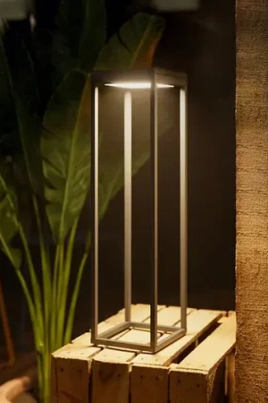 Miglior Prezzo Lampada LED solare Numove, grigio grafite, altezza 52,5 cm