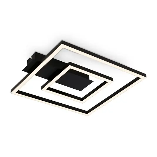 Plafoniera LED 3772 con 2 cornici, nero Promo Stagionale