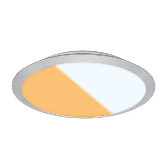 Professionale Plafoniera LED 3767014 switch CCT IP44 cromo opaco