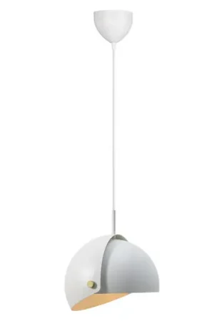 Acquista Ora Lampada a sospensione Align con paralume mobile, bianco