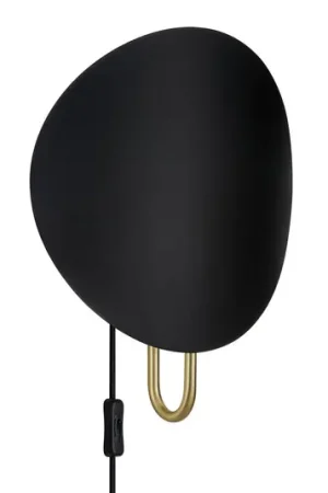 Saldi Applique Spargo, luce indiretta, nero/oro