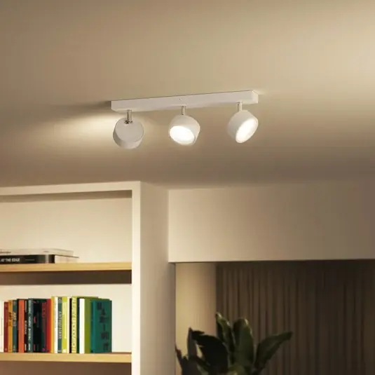 Philips Bracia faretto da soffitto LED a 3 luci, bianco Popolare