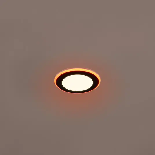 Argus faretto incasso LED RGBW remote Ø8cm nero Solo Oggi