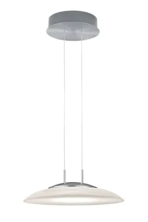 Findus lampada LED sospensione, nichel opaco/cromo Occasione Imperdibile