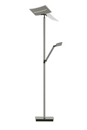 Evolo CCT Lampada LED da pavimento con lampada da lettura, tortora Promozione