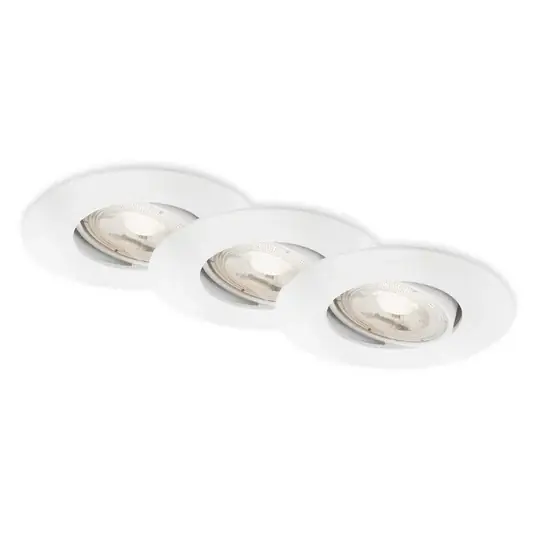 Faretto LED da incasso 7602 3x IP65 3.000 K bianco Esclusivo